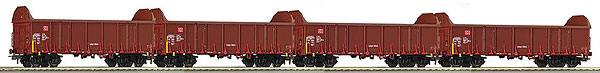 Set of 4 timber transport cars<br /><a href='images/pictures/Roco/66061.jpg' target='_blank'>Full size image</a>